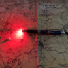 Red LED Pen Light with Tablet Stylus - Image 2