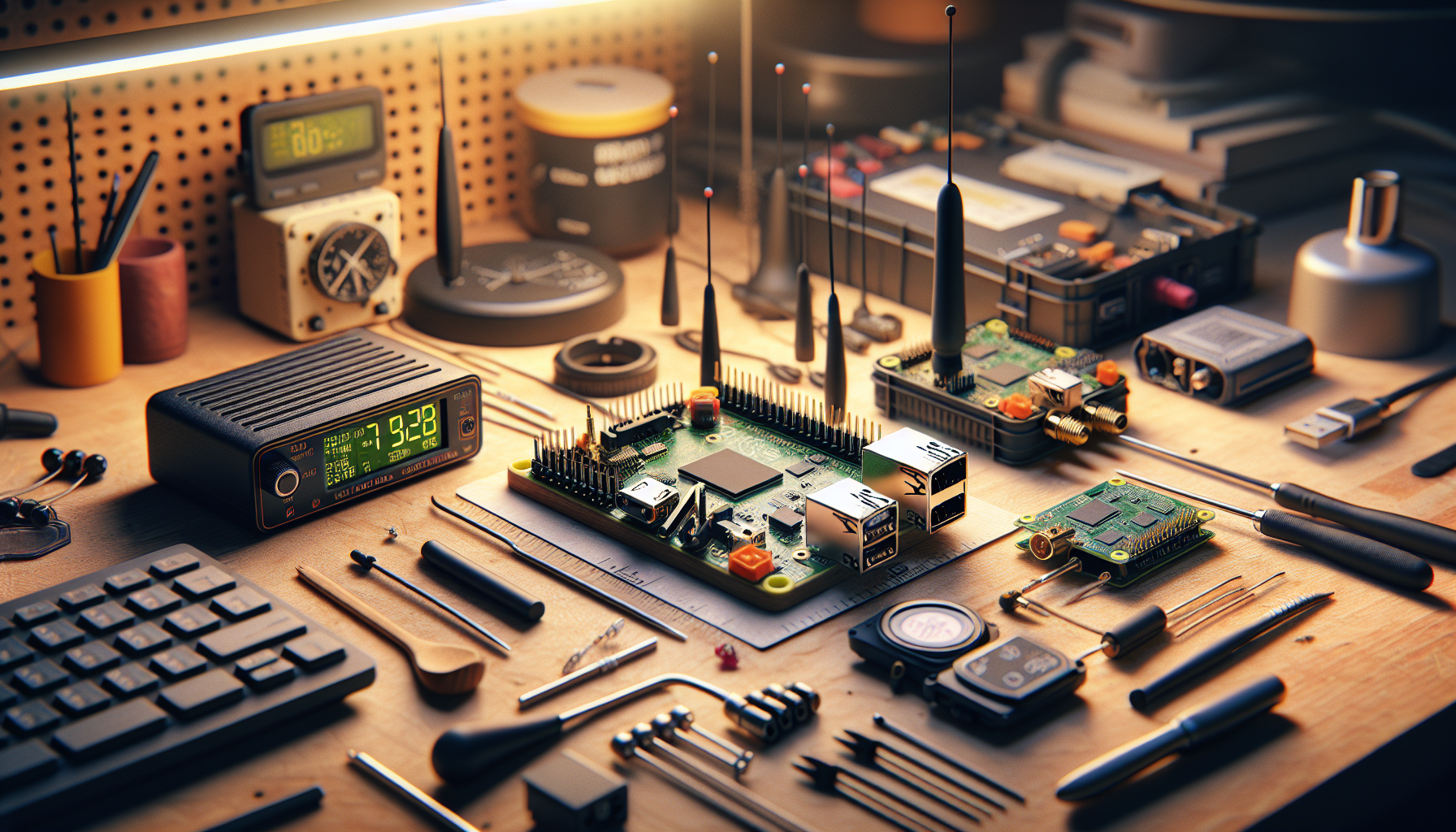 DIY Stratux ADS-B receiver components and build process for aviation enthusiasts